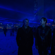 From left to right: Sigrid Kaag (the Dutch minister for foreign trade and development cooperation), Daan Roosegaarde, and Henk Ovink (the Dutch special envoy for water affairs), bask in the Waterlicht.